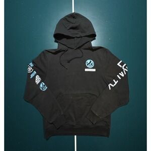 Luminosity Gaming Champion Hoodie Sweatshirt Men's Small Black‎ MLG E Sports